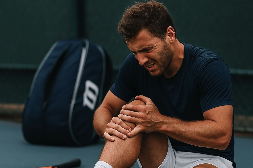 Blessure Tennis circuit secondaire